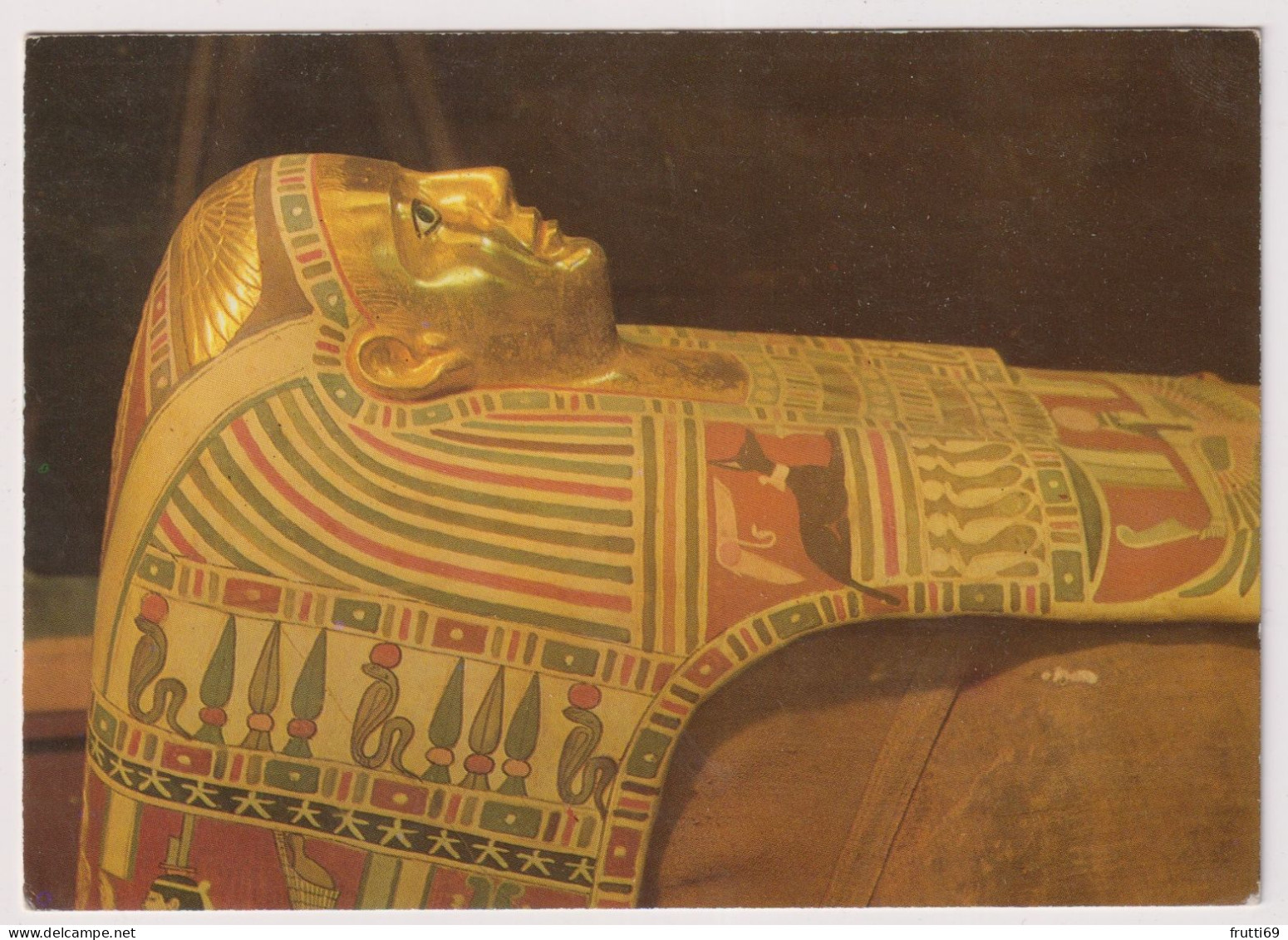 AK 198230 EGYPT - Cairo - Cairo Egyptian Museum - Richly Gilded Mummy Mask - Musei