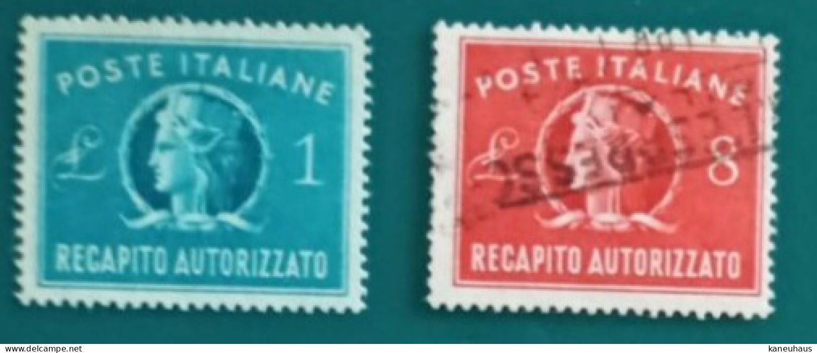1947 Michel-Nr. 7+8 Gestempelt - Revenue Stamps