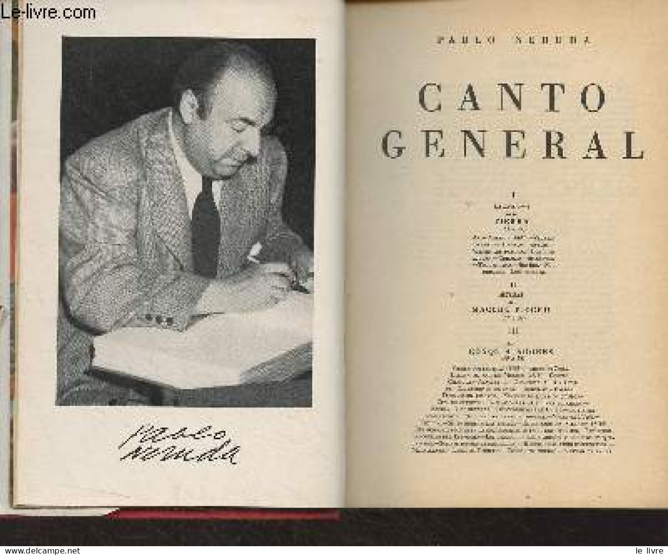 Canto General (segunda Edicion) - Neruda Pablo - 1952 - Cultural