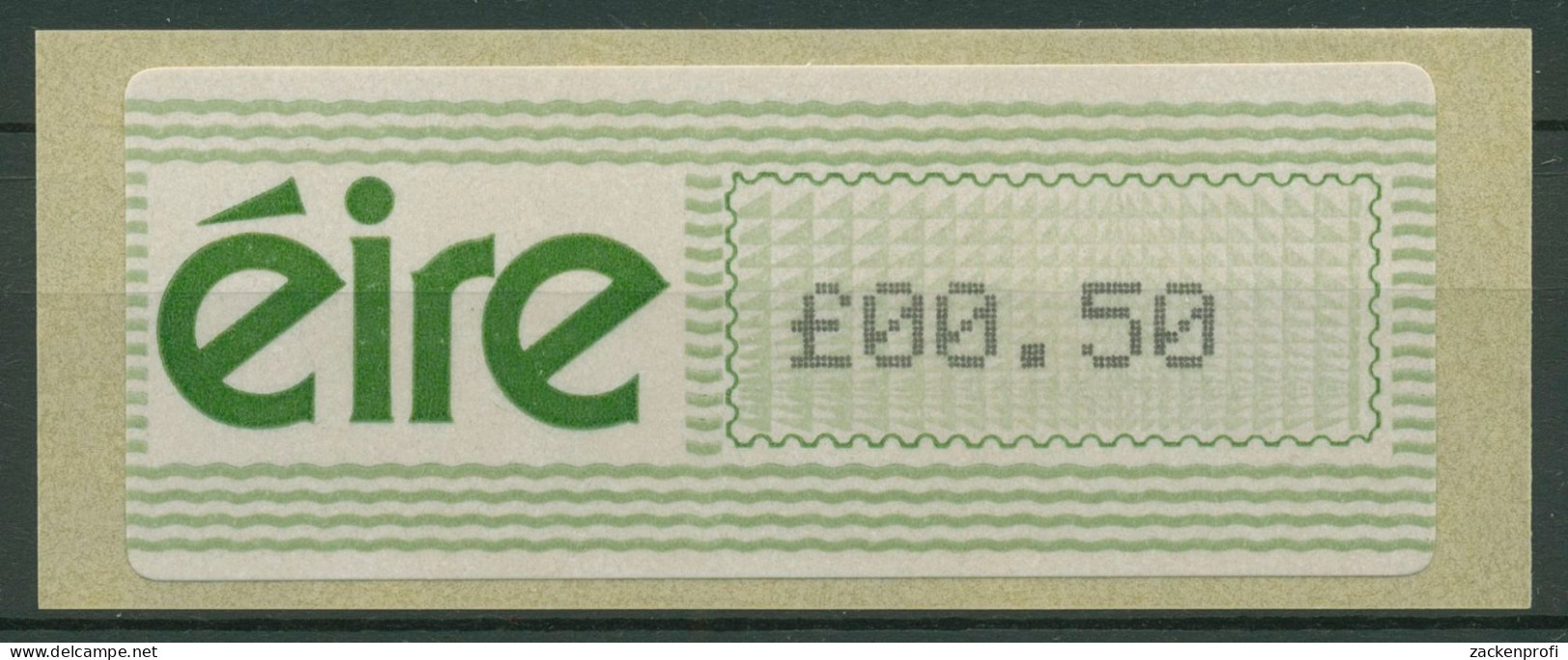 Irland Automatenmarken 1990 Freimarke Einzelwert ATM 3 Postfrisch - Frankeervignetten (Frama)