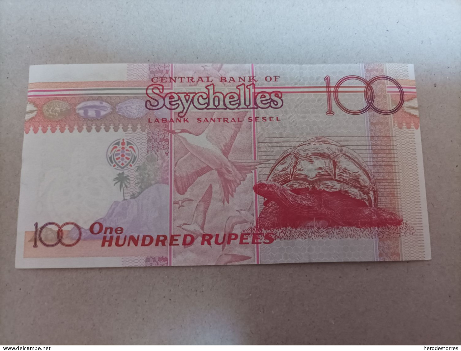 Billete De Seychelles De 100 Rupias, Año 2001, AUNC - Seychelles