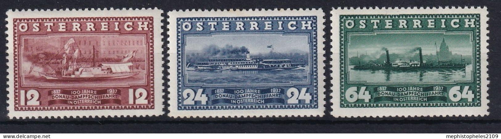 AUSTRIA 1937 - MNH - ANK 639-641 - Nuovi
