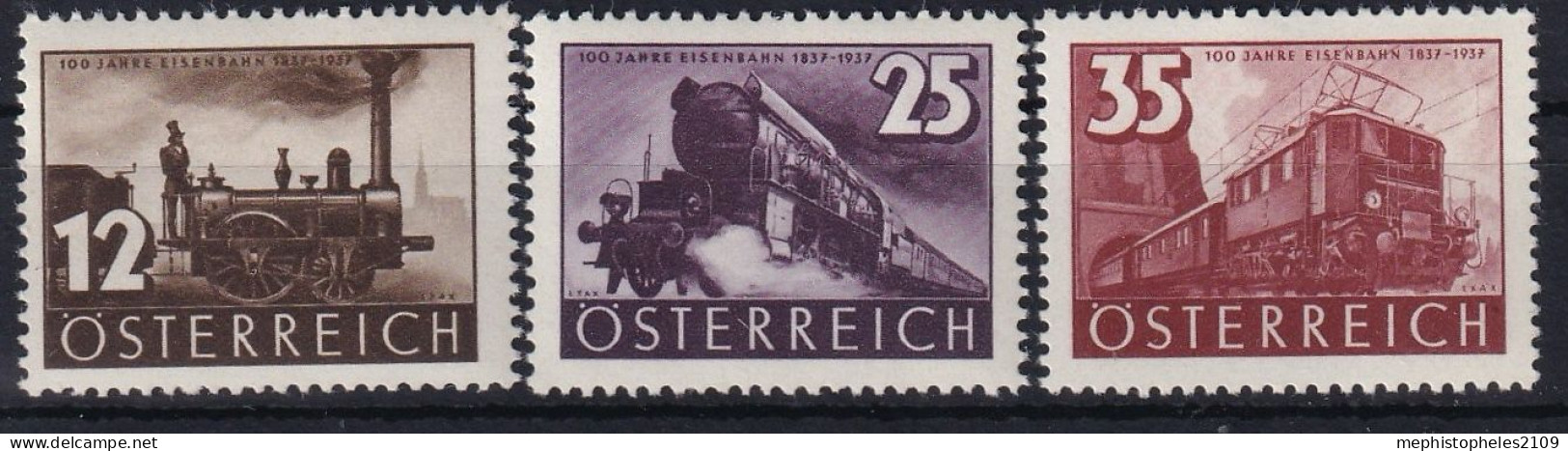 AUSTRIA 1937 - MNH - ANK 646-648 - Nuovi