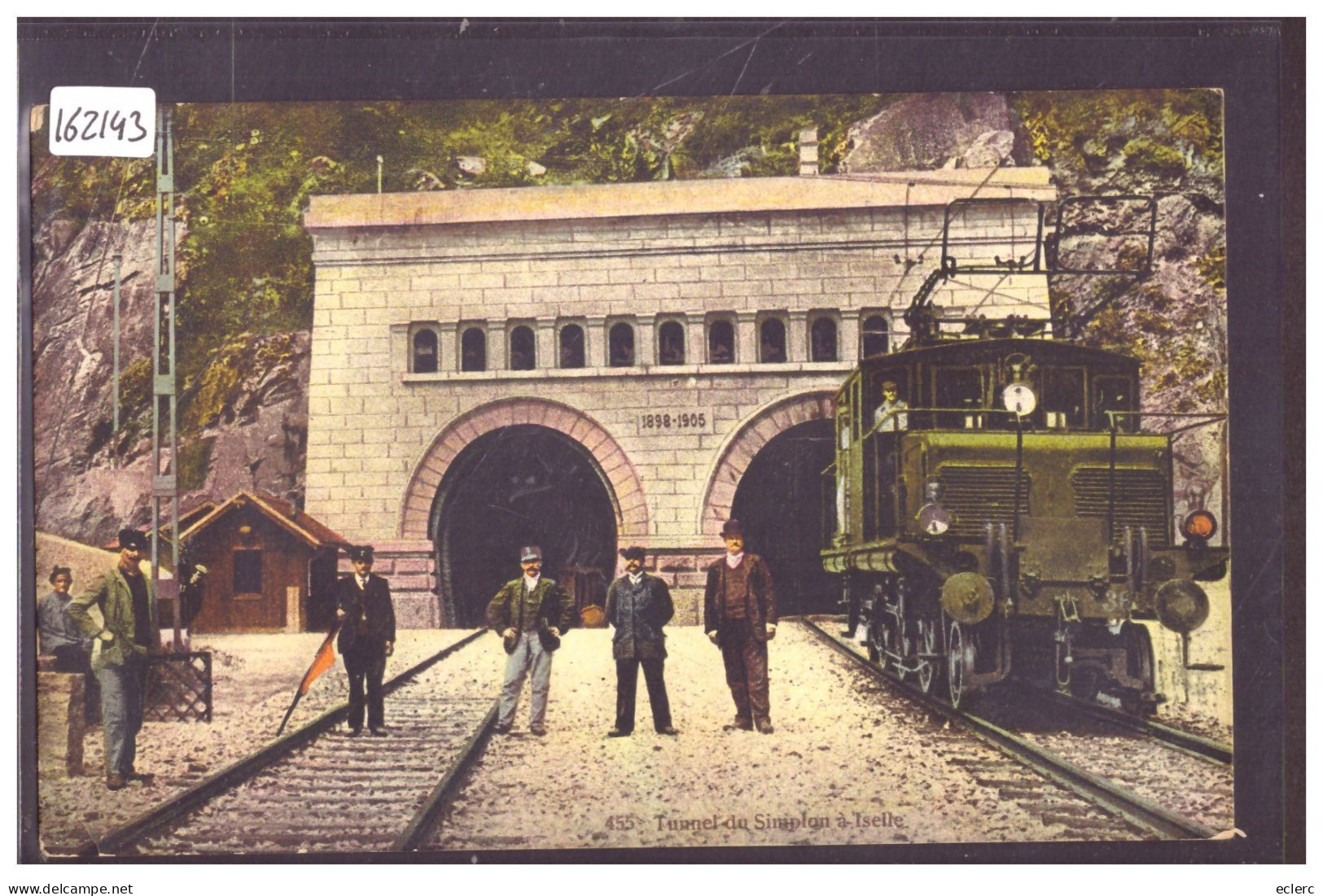 TUNNEL DU SIMPLON - ISELLE COTE ITALIEN - TRAIN - BAHN - TB - Simplon