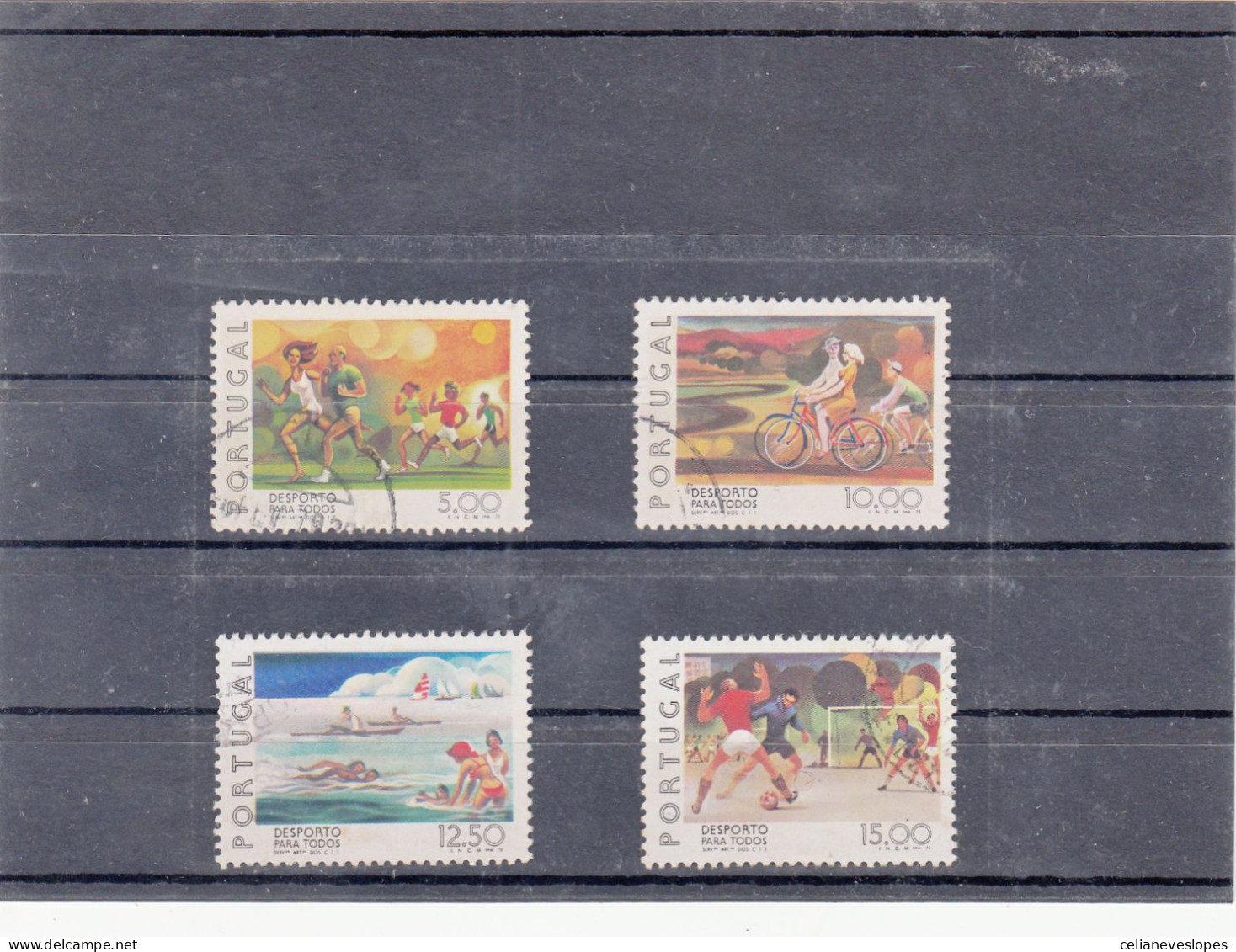 Portugal, Desporto Para Todos, 1978, Mundifil Nº 1394 A 1397 Used - Used Stamps