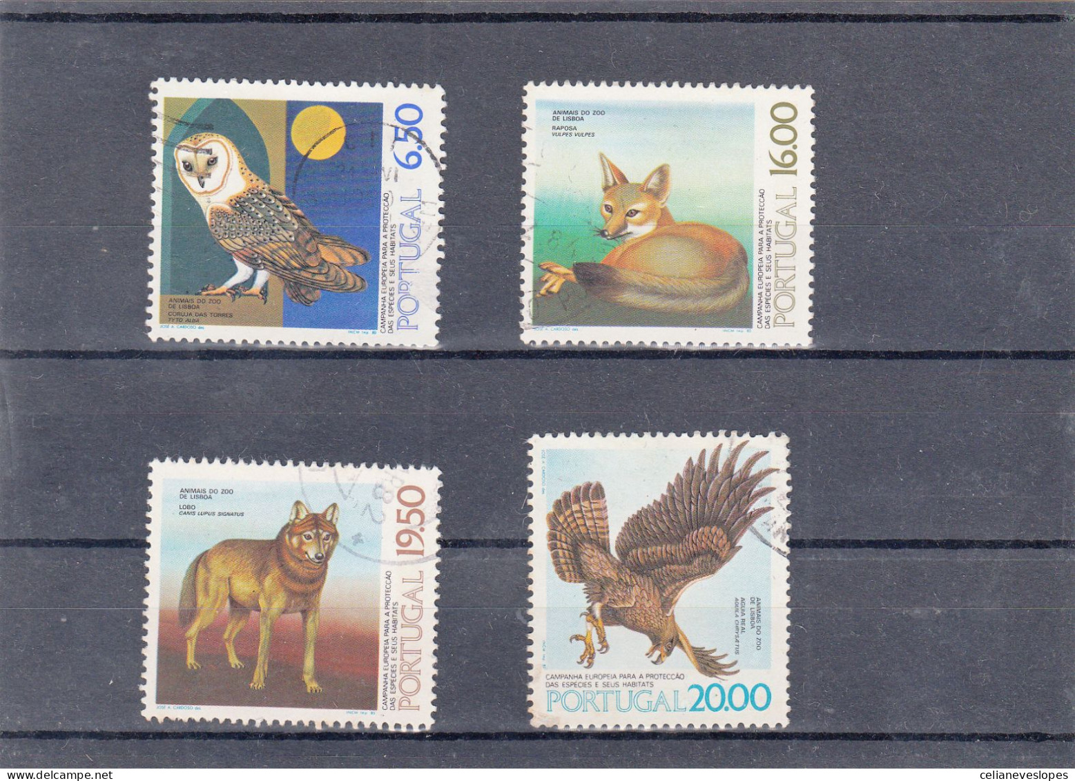 Portugal, Animais Do Zoo De Lisboa, 1979, Mundifil Nº 1466 A 1469 Used - Used Stamps