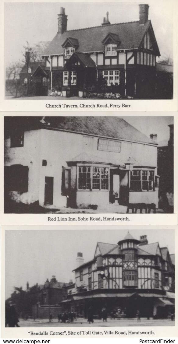 Church Tavern Pub Church Road Handsworth Bucks 3x PB Postcard S - Buckinghamshire