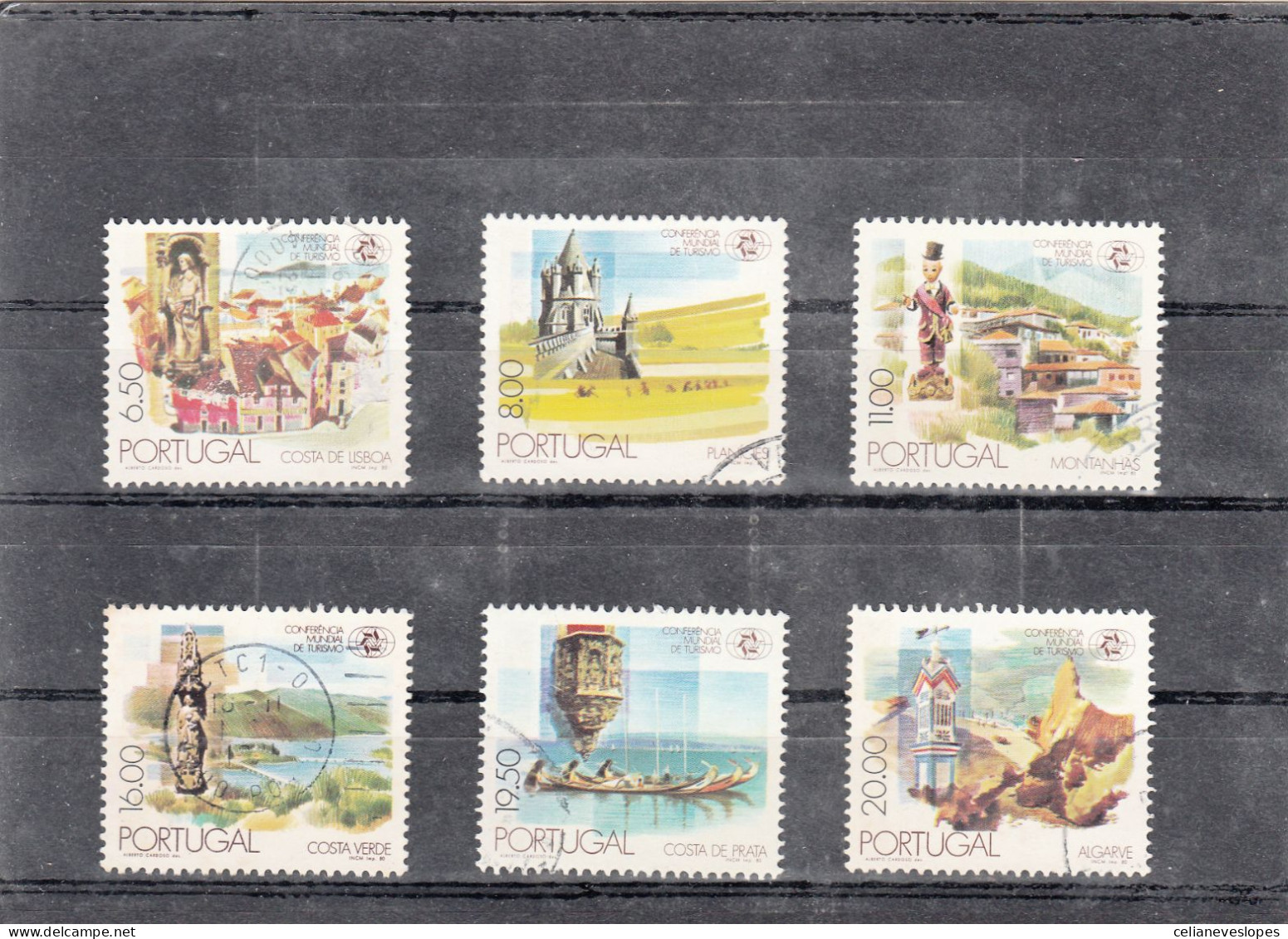 Portugal, Conferência Mundial Do Turismo, 1980, Mundifil Nº 1474 A 1479 Used - Used Stamps