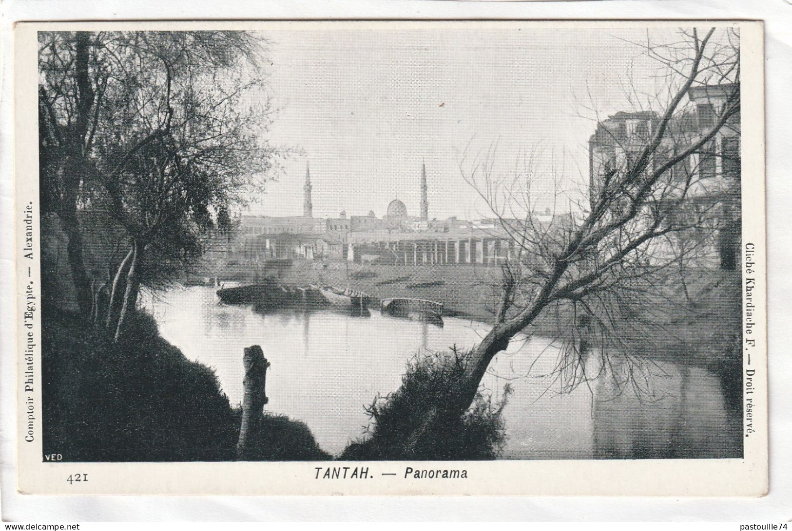 CPA :  14 X 9  -  TANTAH.  -  Panorama - Tanta