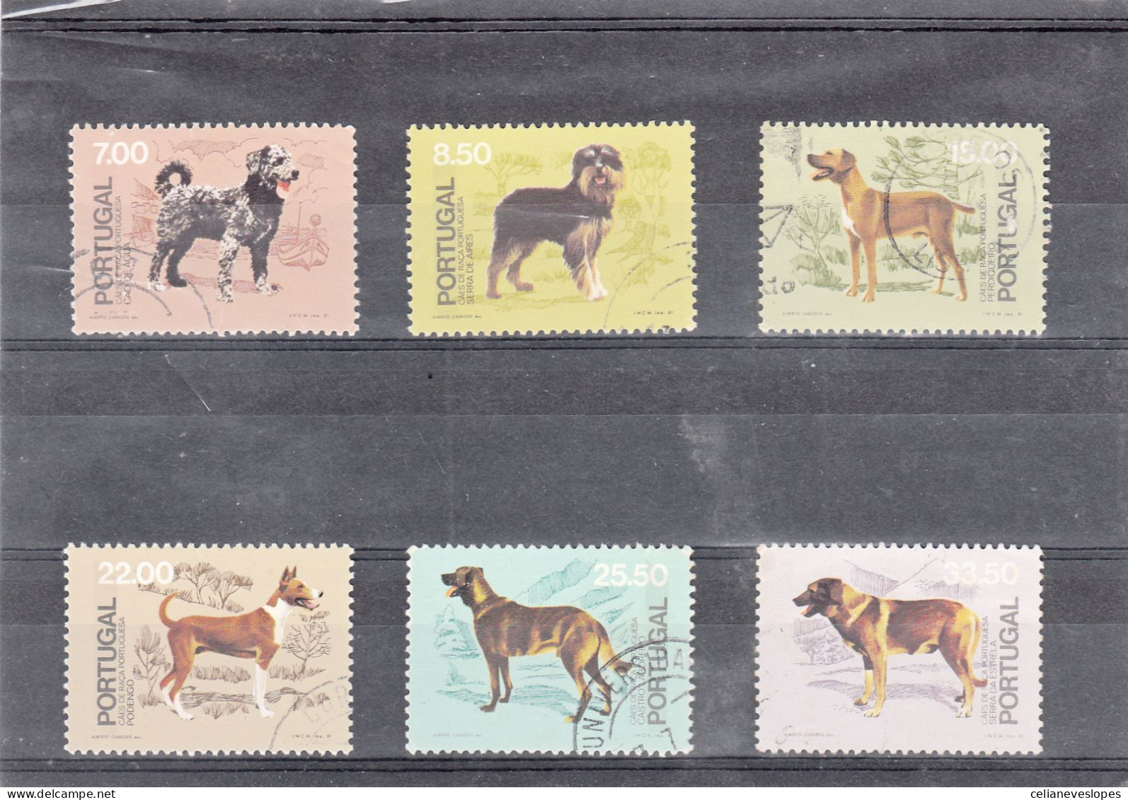 Portugal, Cães De Raça Portuguesa, 1981, Mundifil Nº 1510 A 1515 Used - Oblitérés