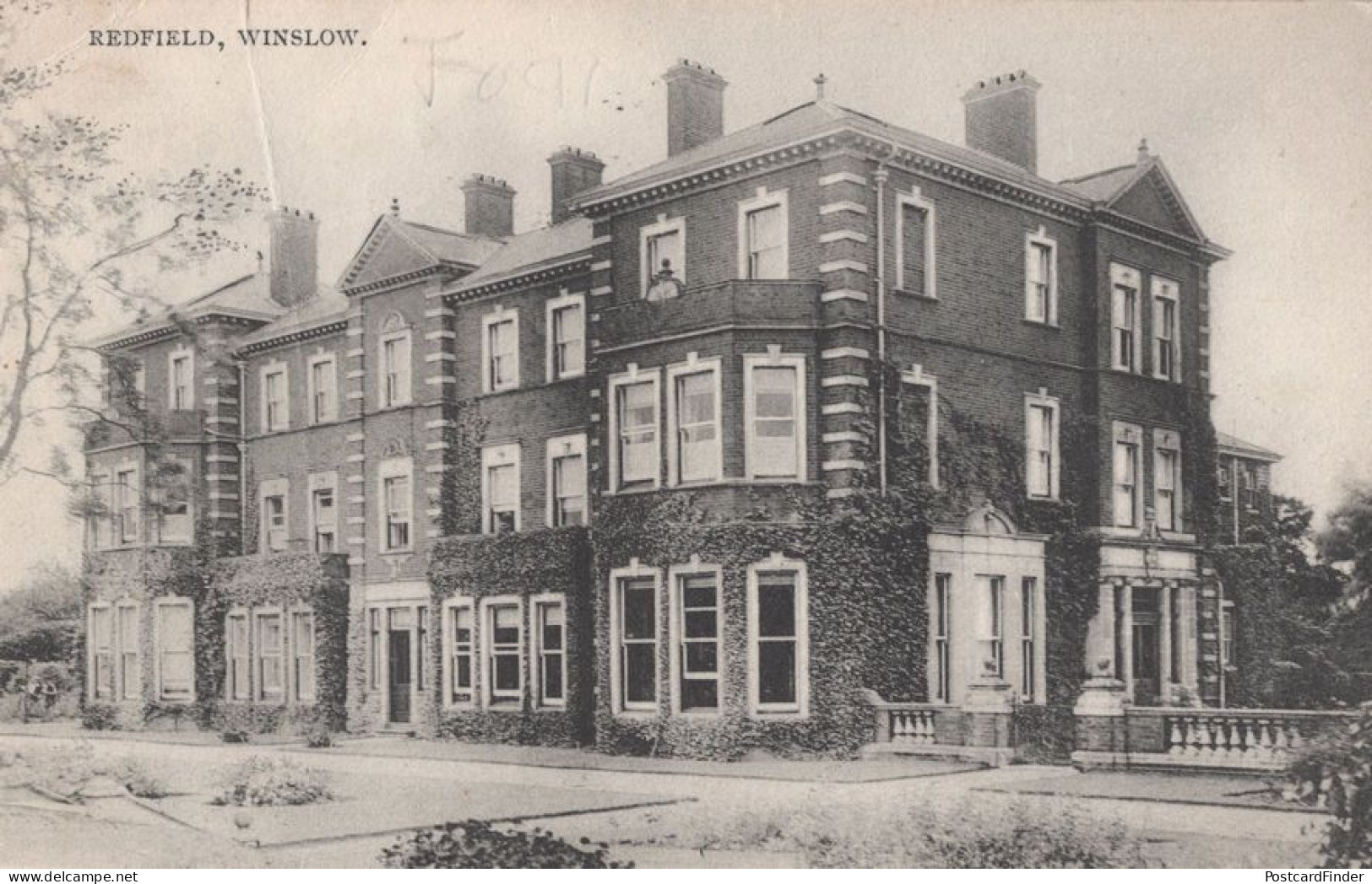 Redfield Winslow Bucks Antique Stately Home Postcard - Buckinghamshire