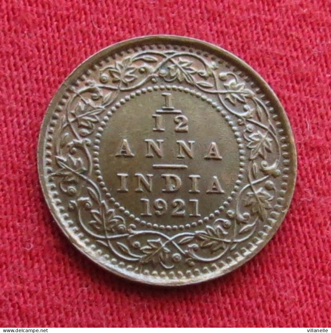 British India 1/12 Anna 1921 (c) KM# 509 *VT Inde Indies Indien Pie - Inde