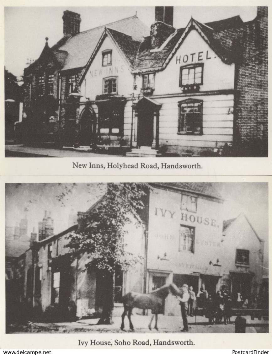 Pub At Ivy House Holyhouse Road Handsworth 2x Bucks PB Postcard S - Buckinghamshire