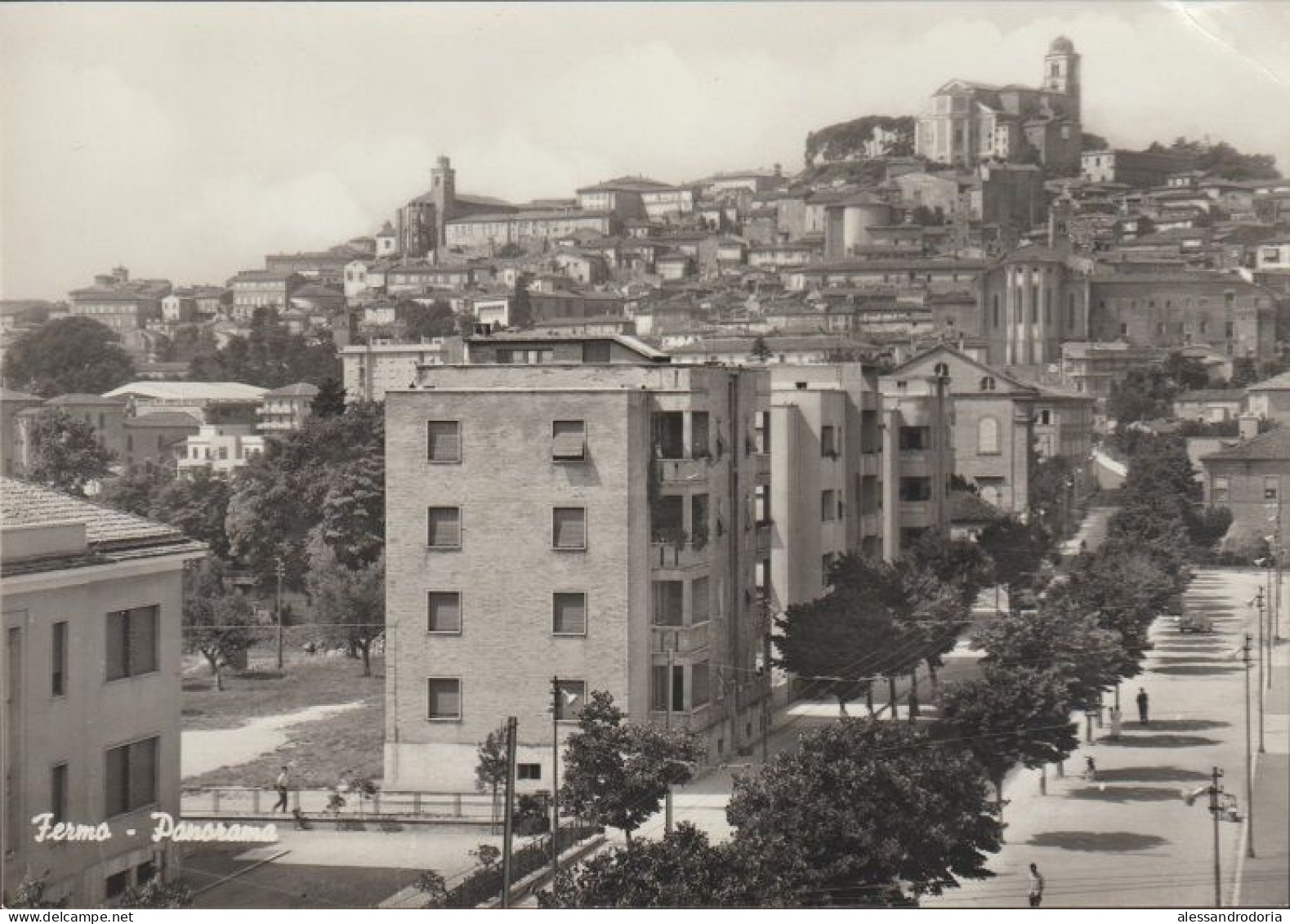 Cartolina Non Viaggiata Fermo Panorama  A. Ciabatta - Fermo