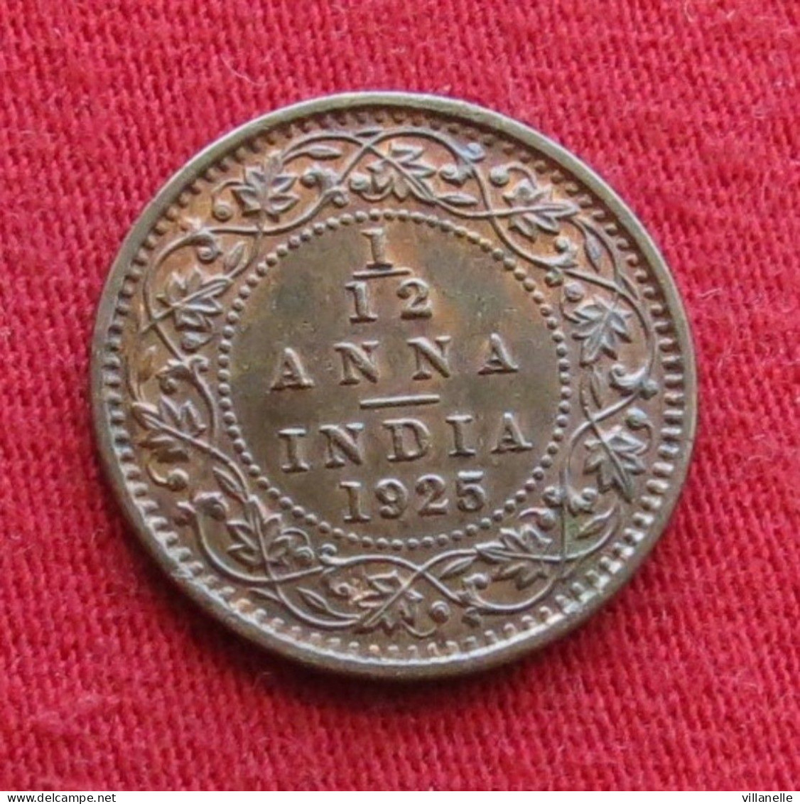 British India 1/12 Anna 1925 (c) KM# 509 *VT Inde Indie Indien Pie - Inde