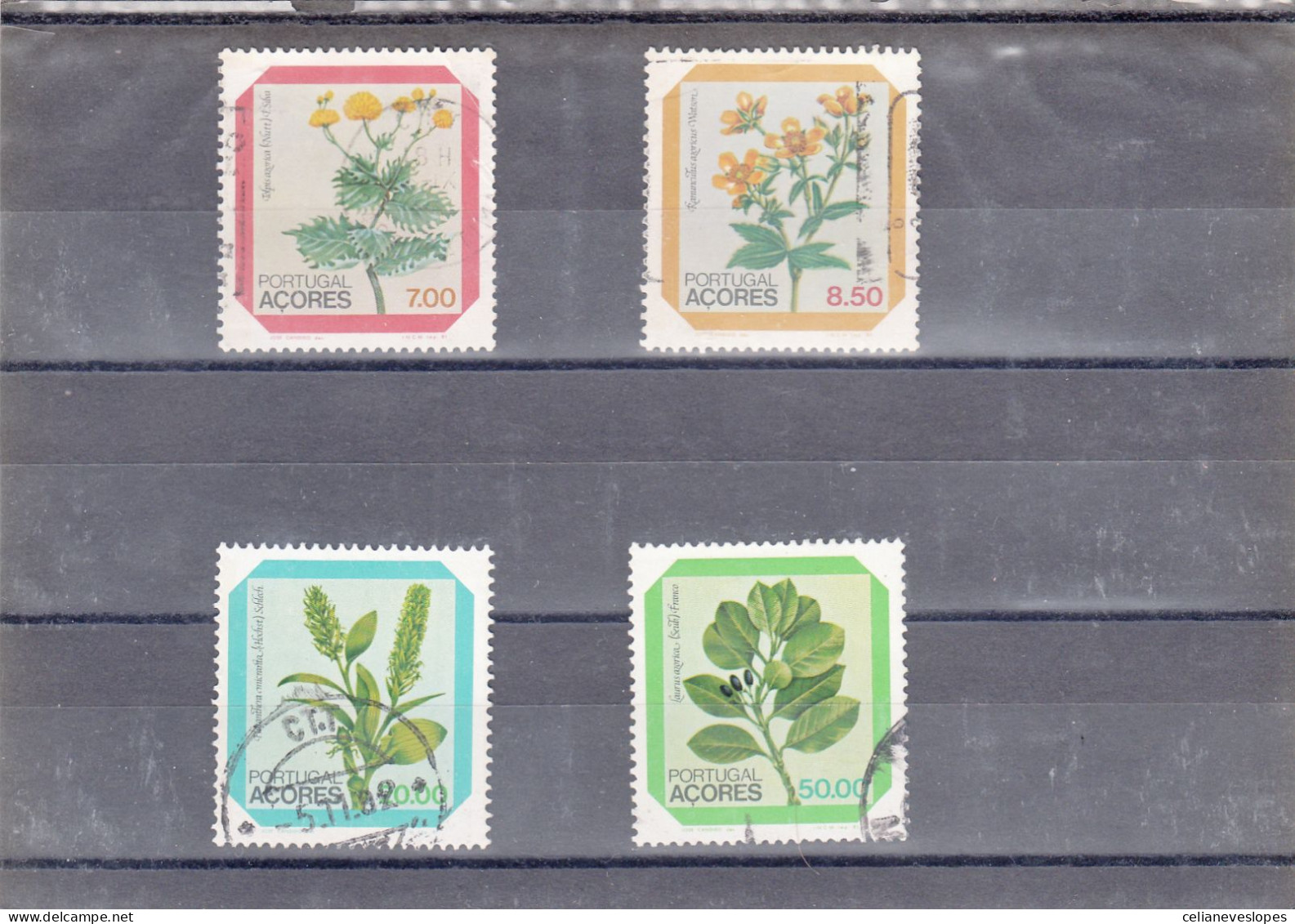 Portugal, Flores Regionais Dos Açores, 1981, Mundifil Nº 1533 A 1536 Used - Oblitérés