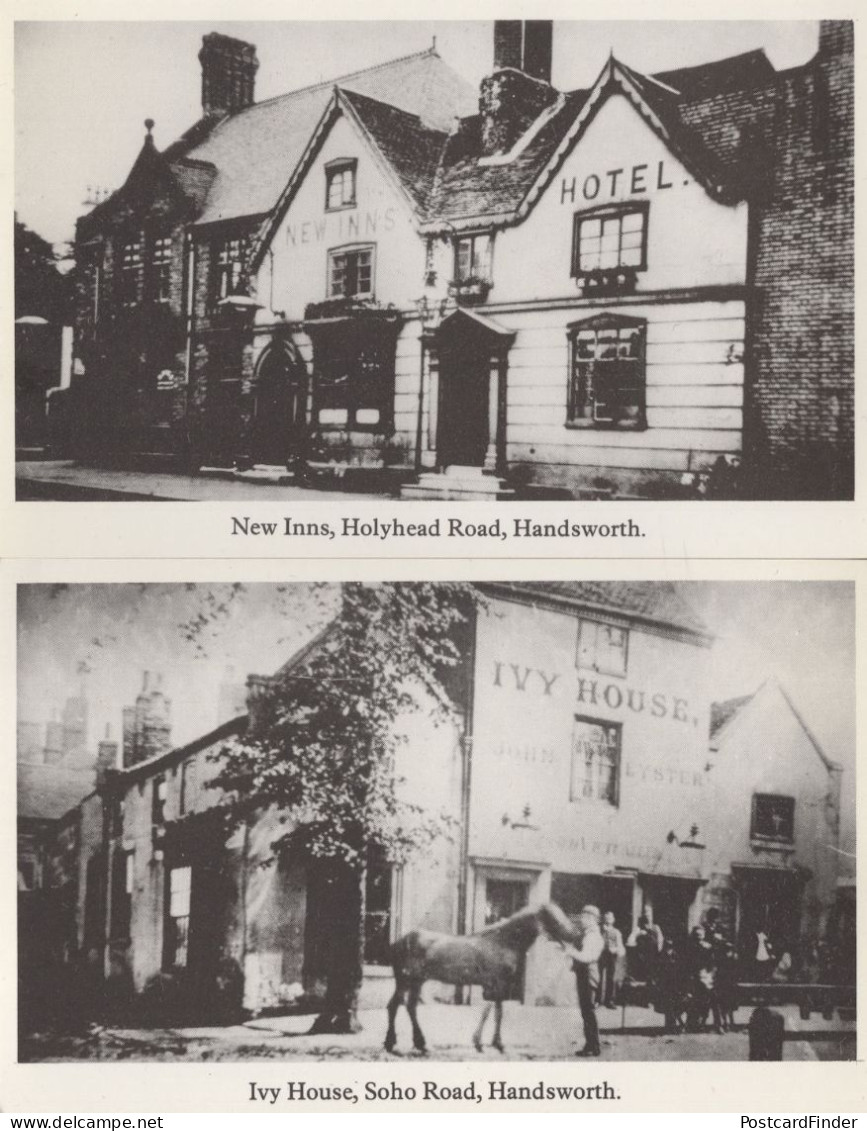 Boars Head Pub Aldridge Road Perry Road Queslett Bucks 2x PB Postcard S - Buckinghamshire