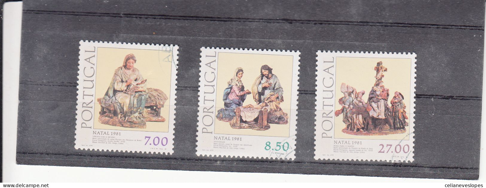 Portugal, Natal, 1981, Mundifil Nº 1550 A 1552 Used - Used Stamps