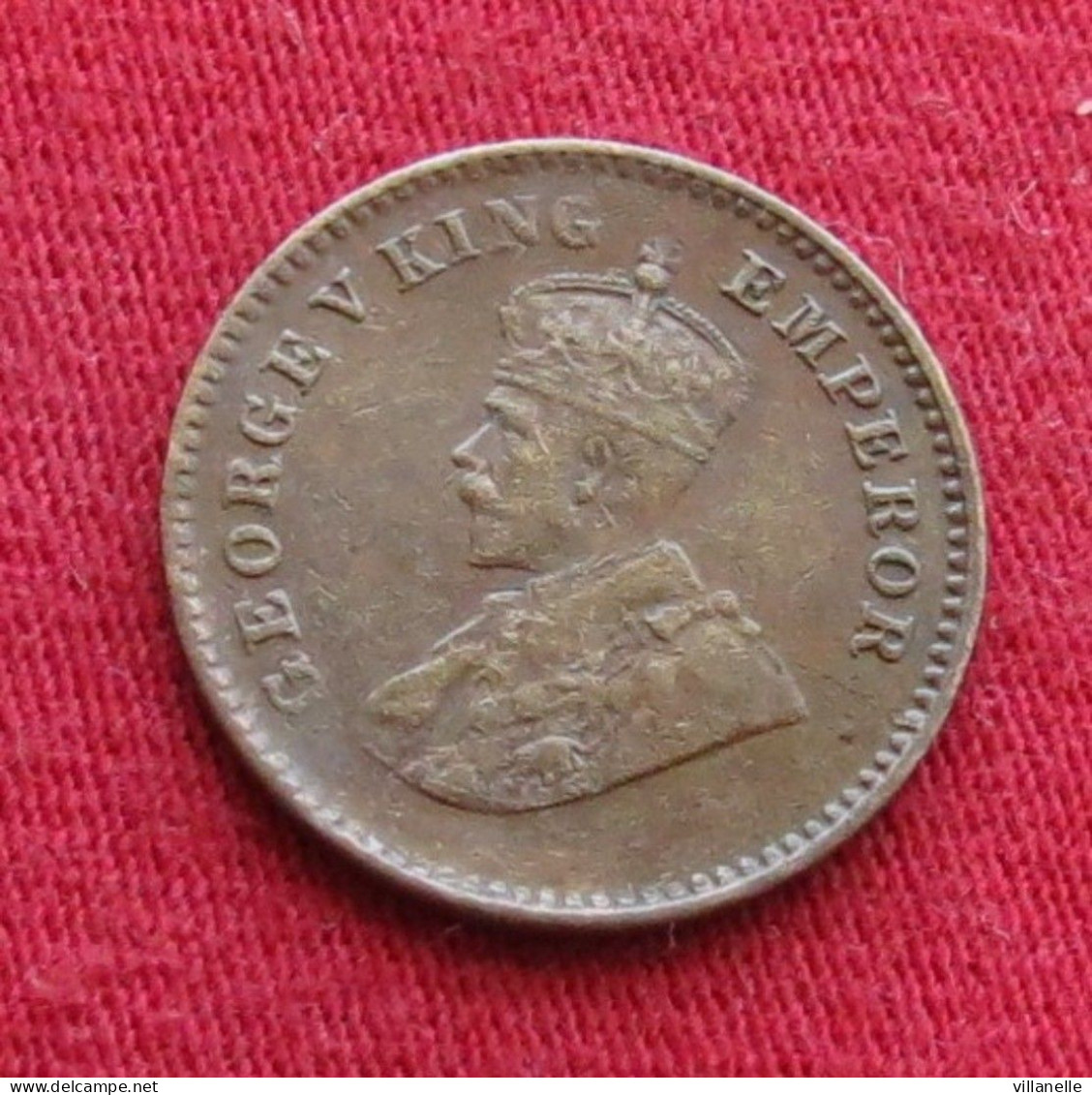 British India 1/12 Anna 1929 (c) KM# 509 *VT Inde Indie Indien - Inde