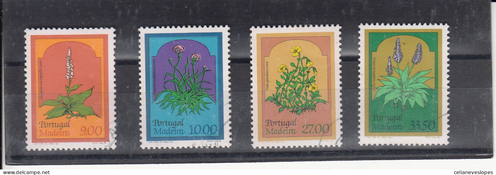 Portugal, Flores Regionais Da Madeira, 1982, Mundifil Nº 1582 A 1585 Used - Oblitérés