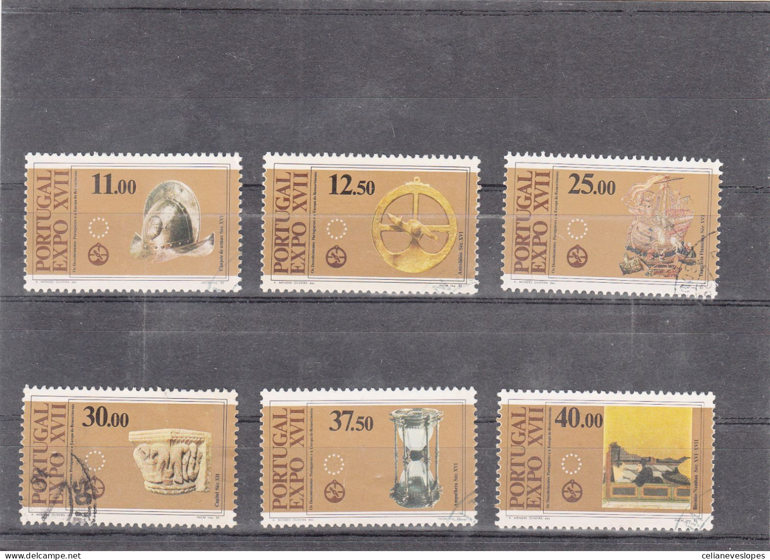 Portugal, Exposição Europeia, 1983, Mundifil Nº 1608 A 1613 Used - Gebruikt