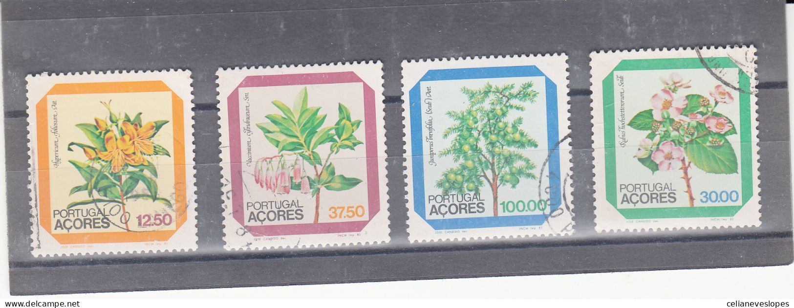 Portugal, Flores Regionais Dos Açores, 1983, Mundifil Nº 1620 A 1623 Used - Usado