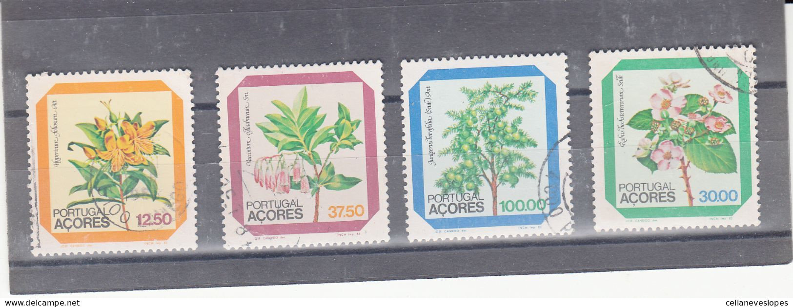 Portugal, Flores Regionais Dos Açores, 1983, Mundifil Nº 1620 A 1623 Used - Oblitérés
