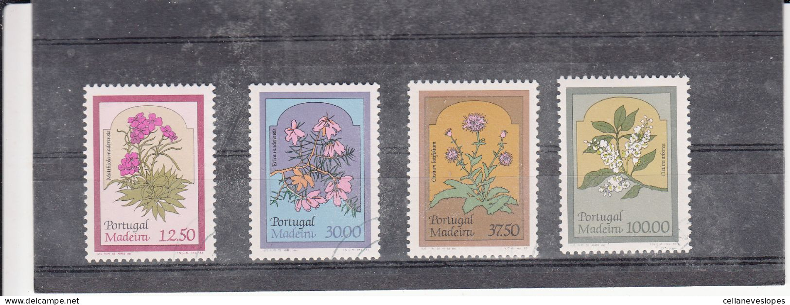 Portugal, Flores Regionais Da Madeira, 1983, Mundifil Nº 1632 A 1635 Used - Gebruikt