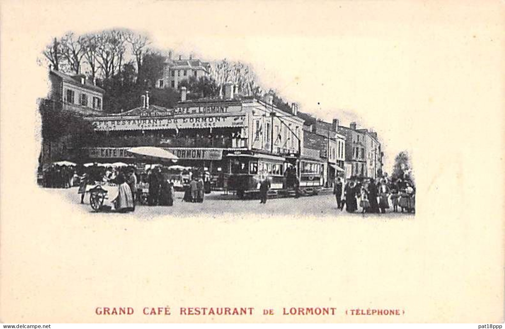 COMMERCE - RESTAURANT - 33 - LORMONT : Grand Café Restaurant En Bon Plan - CPA Précurseur - Gironde - Restaurants