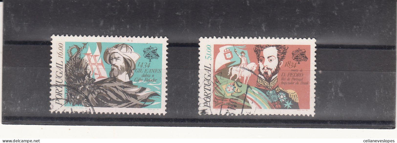 Portugal, Datas Da História De Portugal, 1984, Mundifil Nº 1676 A 1677 Used - Used Stamps