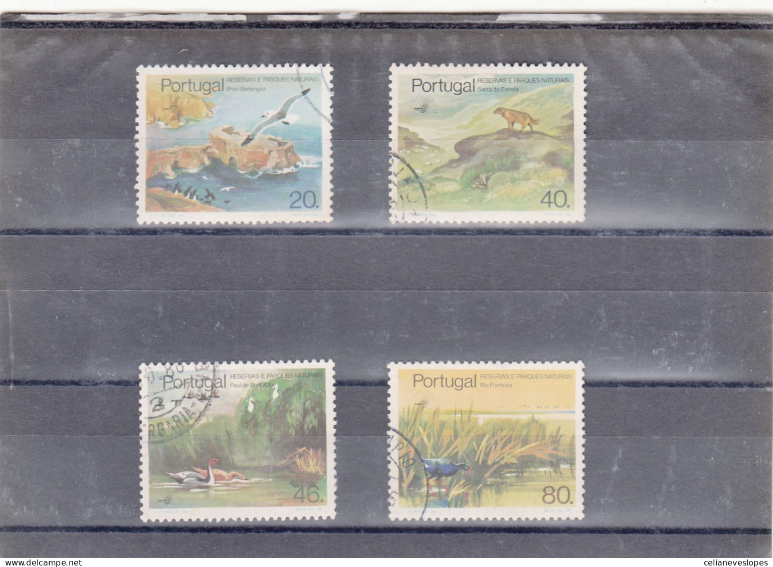 Portugal, Reservas E Parques Naturais, 1985, Mundifil Nº 1736 A 1739 Used - Used Stamps