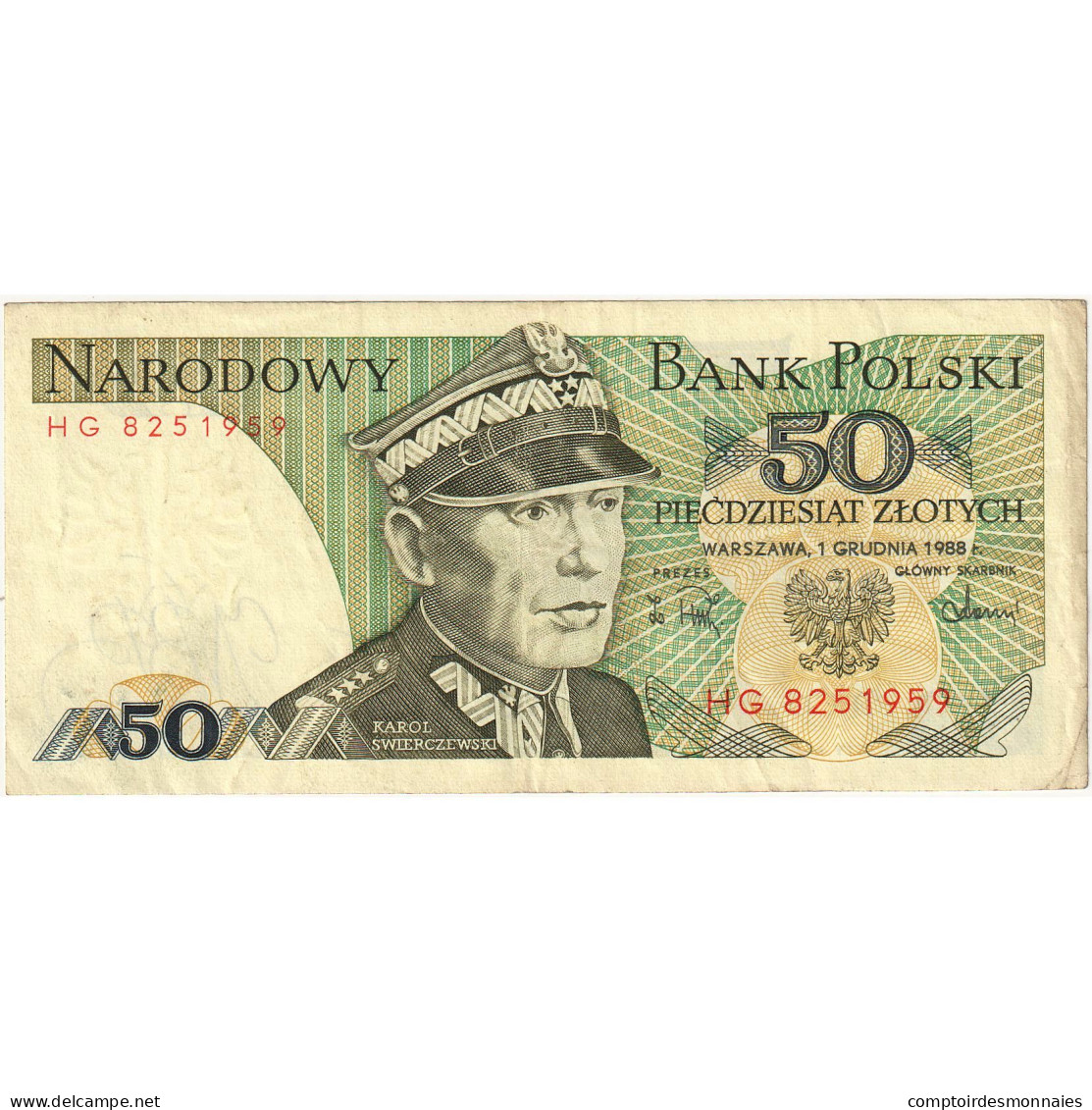 Billet, Pologne, 50 Zlotych, 1998, 1988-12-01, KM:142c, TTB - Pologne