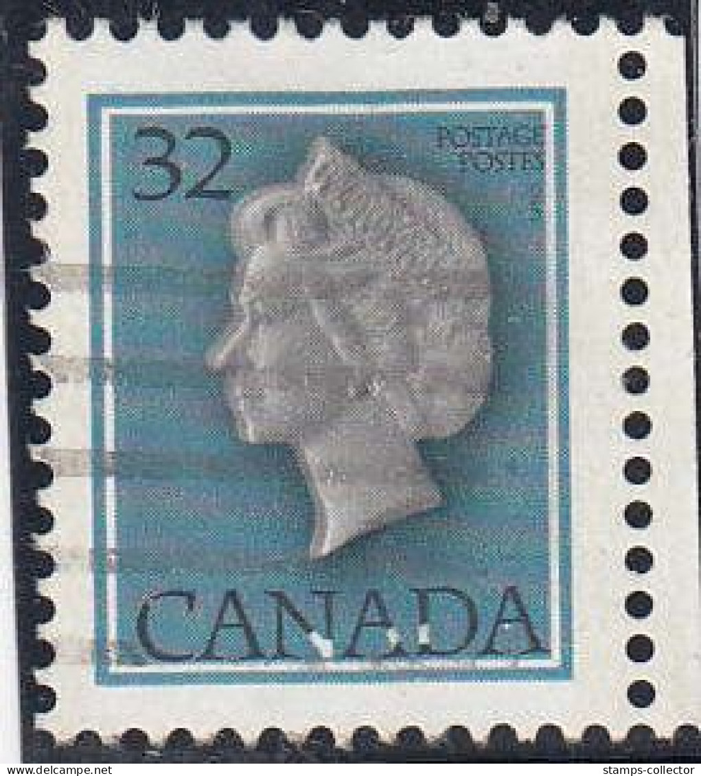 Canada. 1983. DOUBEL HEAD. No. 869ca. The Catalouge Have No Price, Only A LINE - Plaatfouten En Curiosa