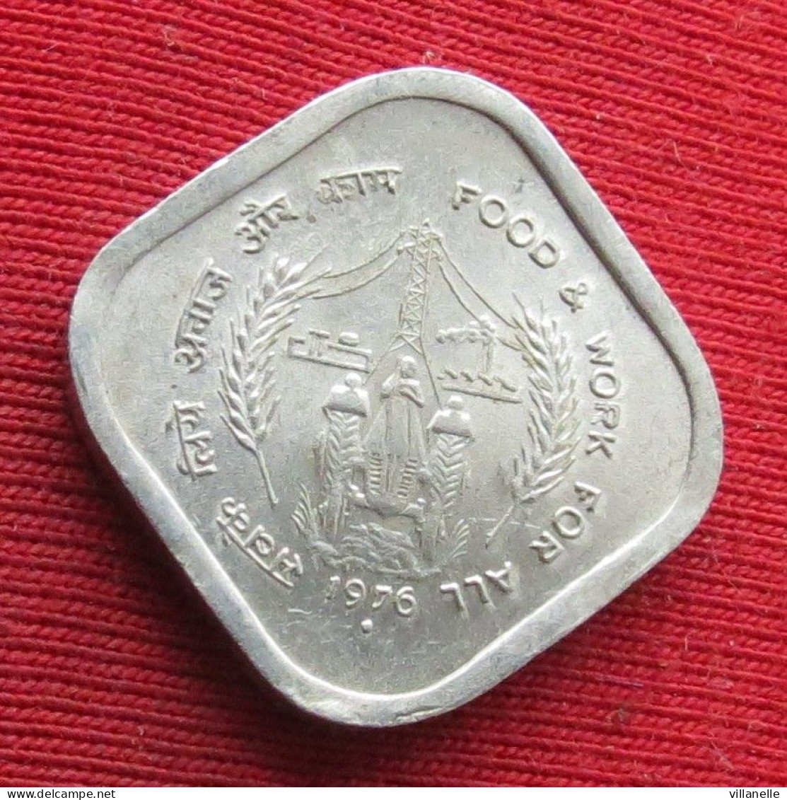India 5 Paise 1976 B KM# 19 Fao Lt 66 *VT Mumbai Mint Inde Indien Indies - Inde