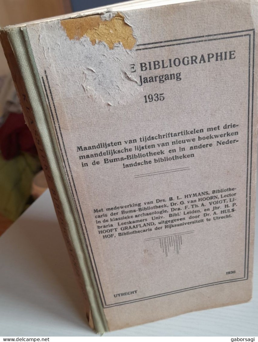 Klassike Bibliographie 7e En 11e Jaargang 1935, 1939 - Enciclopedia