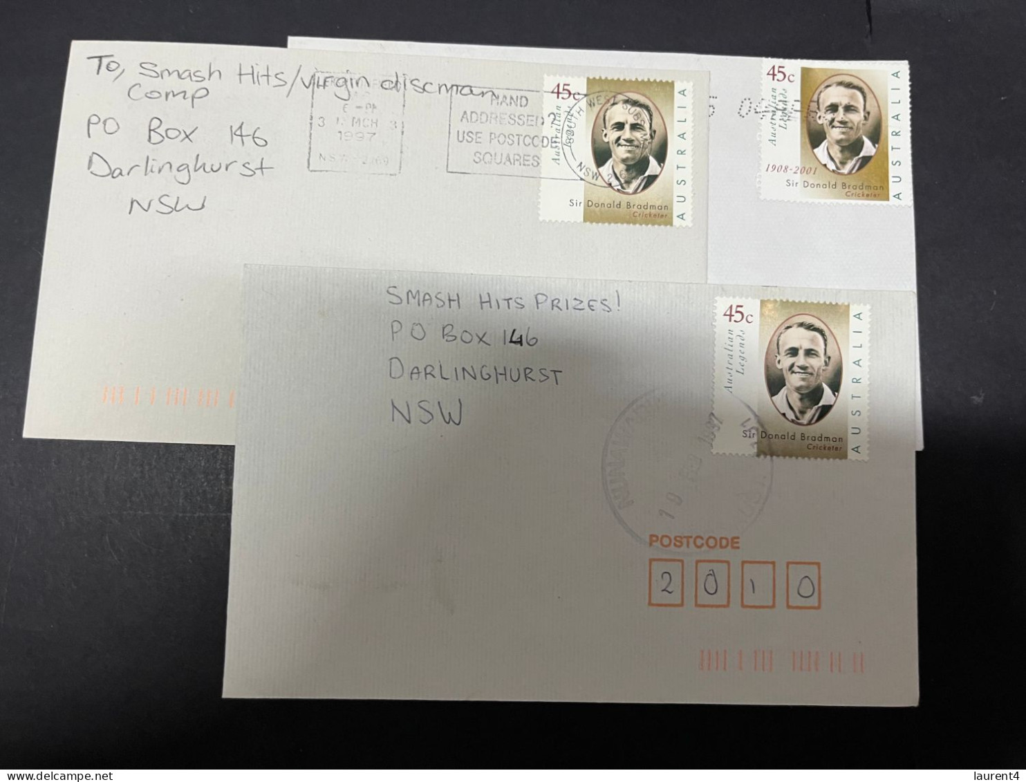 26-1-2024 (2 X 24) Australia (3 Cover) Sir Donald Bradman - Lettres & Documents