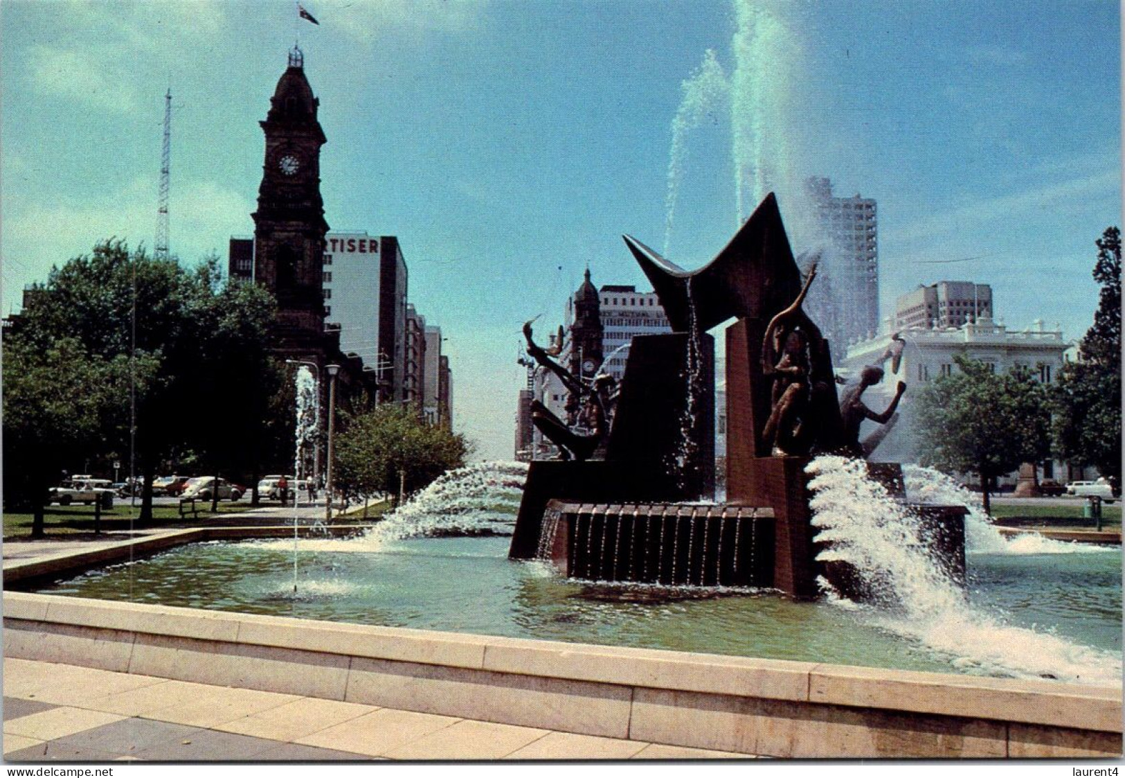 26-1-2024 (2 X 25) Australia (2 Pre-paid Maxicard) South Australia (SA) Adelaide Fountain - Adelaide