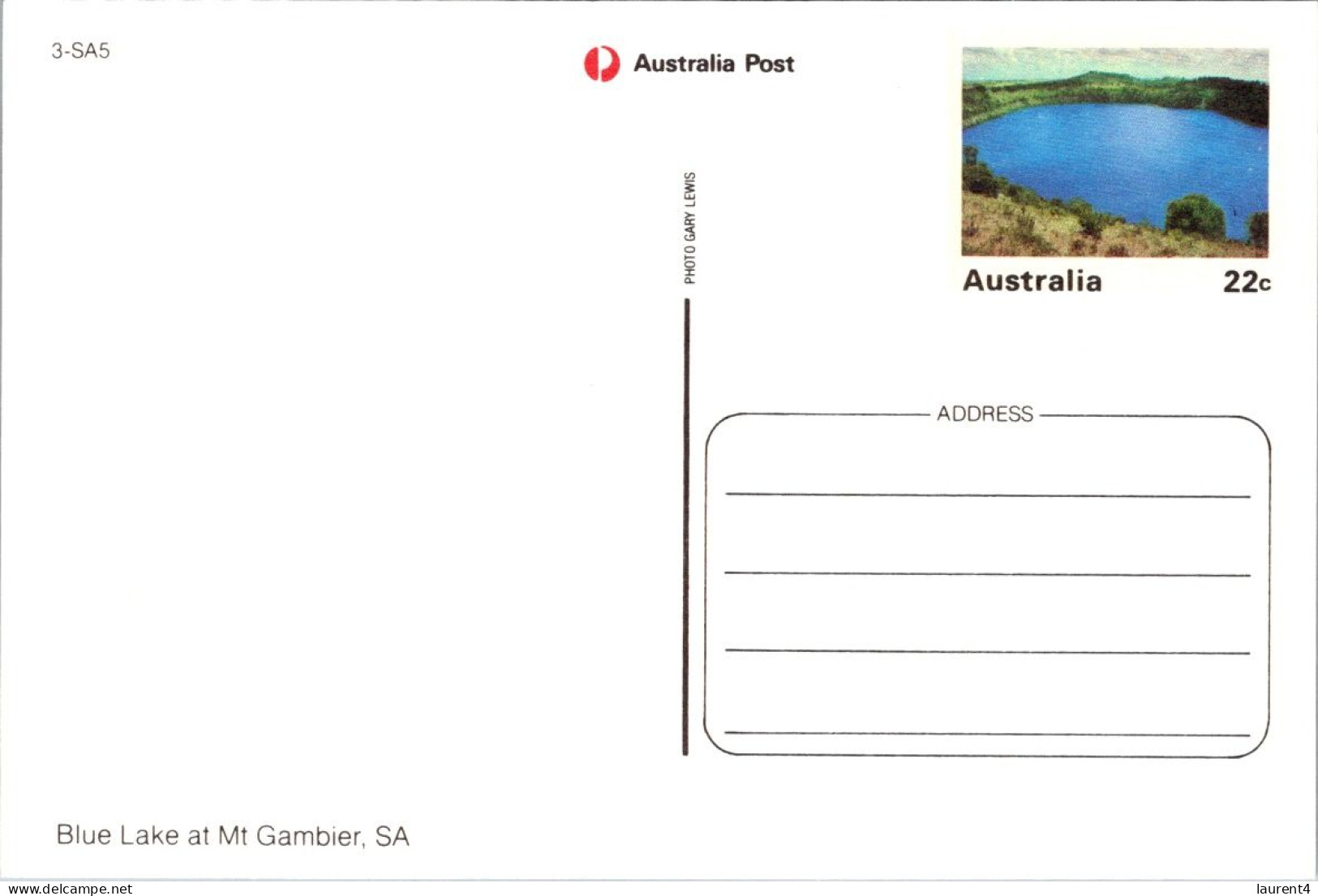 26-1-2024 (2 X 25) Australia (2 Pre-paid Maxicard) South Australia (SA) T Gambier Blue Lake - Mt.Gambier