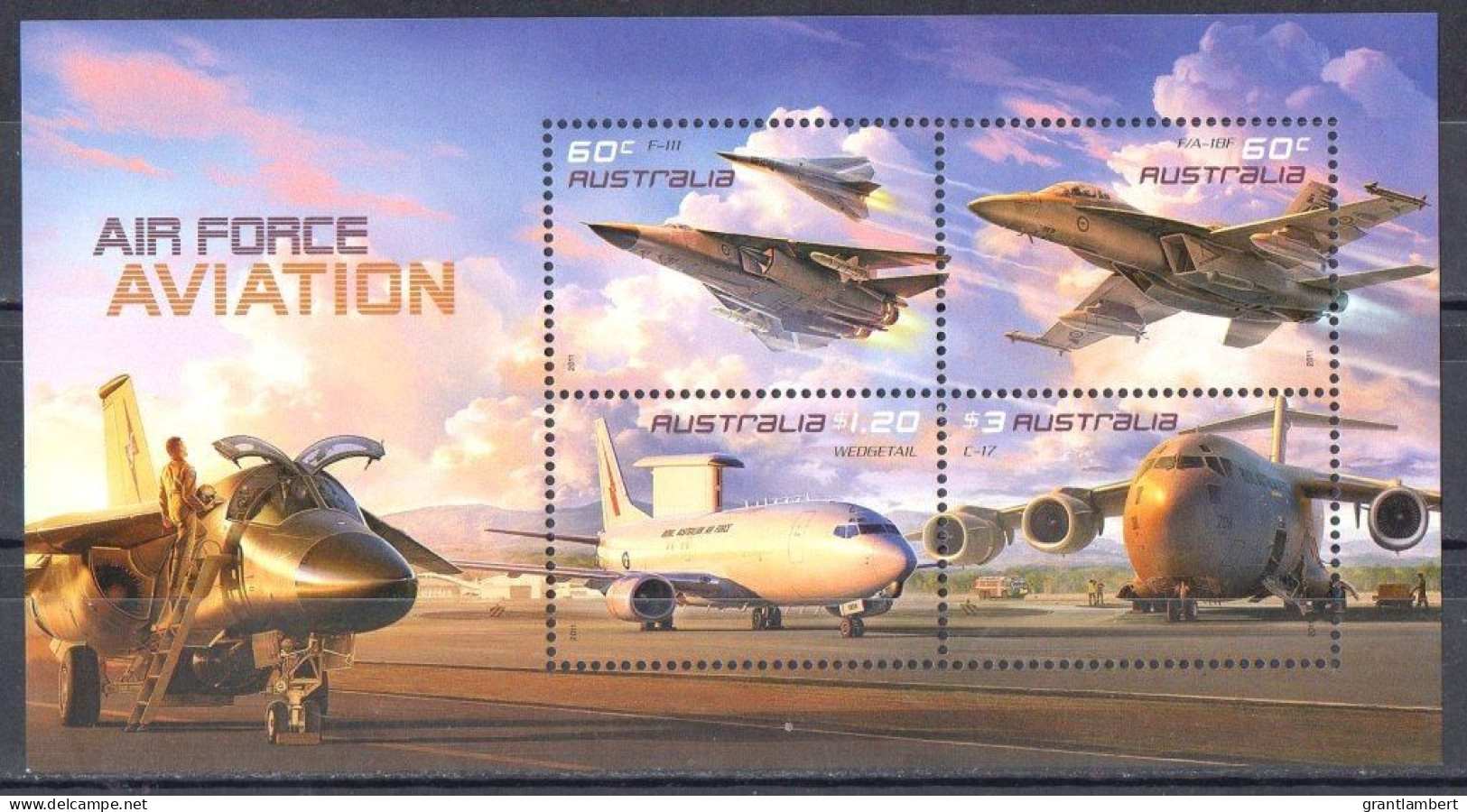 Australia 2011 Air Force Aviation  Minisheet MNH - Mint Stamps