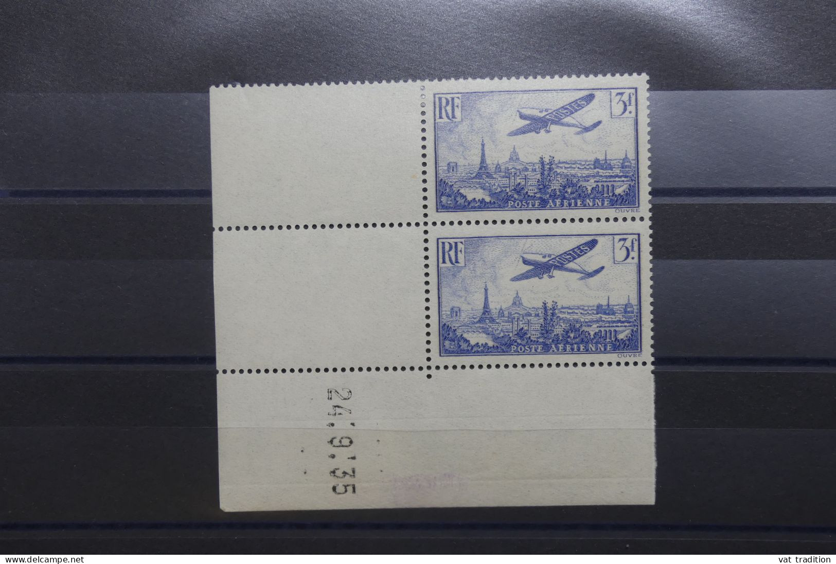 FRANCE - N° 13 X 2 Avec Coin Daté - 1 Es * Et 1 Ex ** - A 1293 - Luchtpost