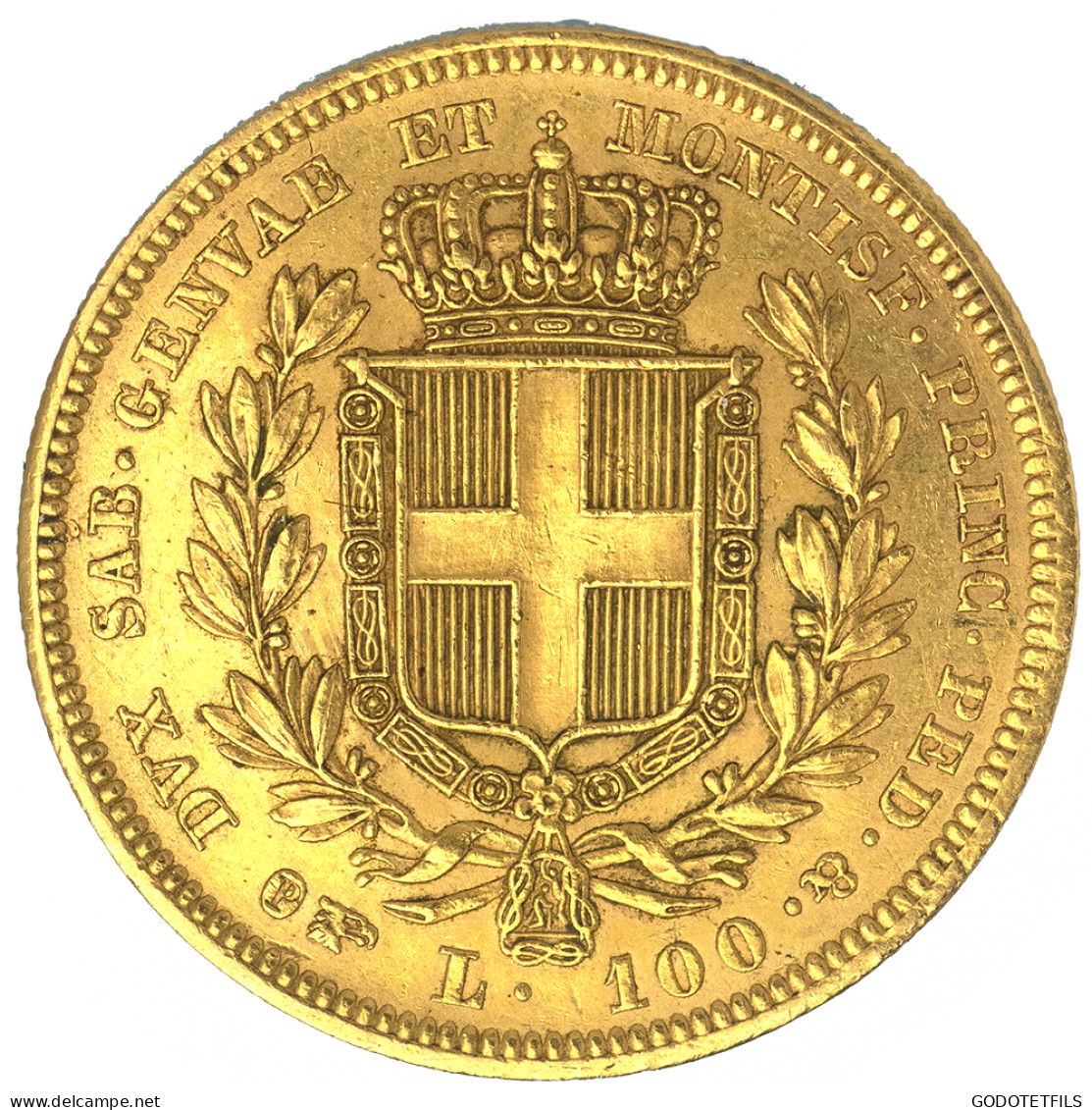 Italie-Royaume De Sardaigne-100 Lire Charles-Albert Ier 1835 Turin - Other & Unclassified