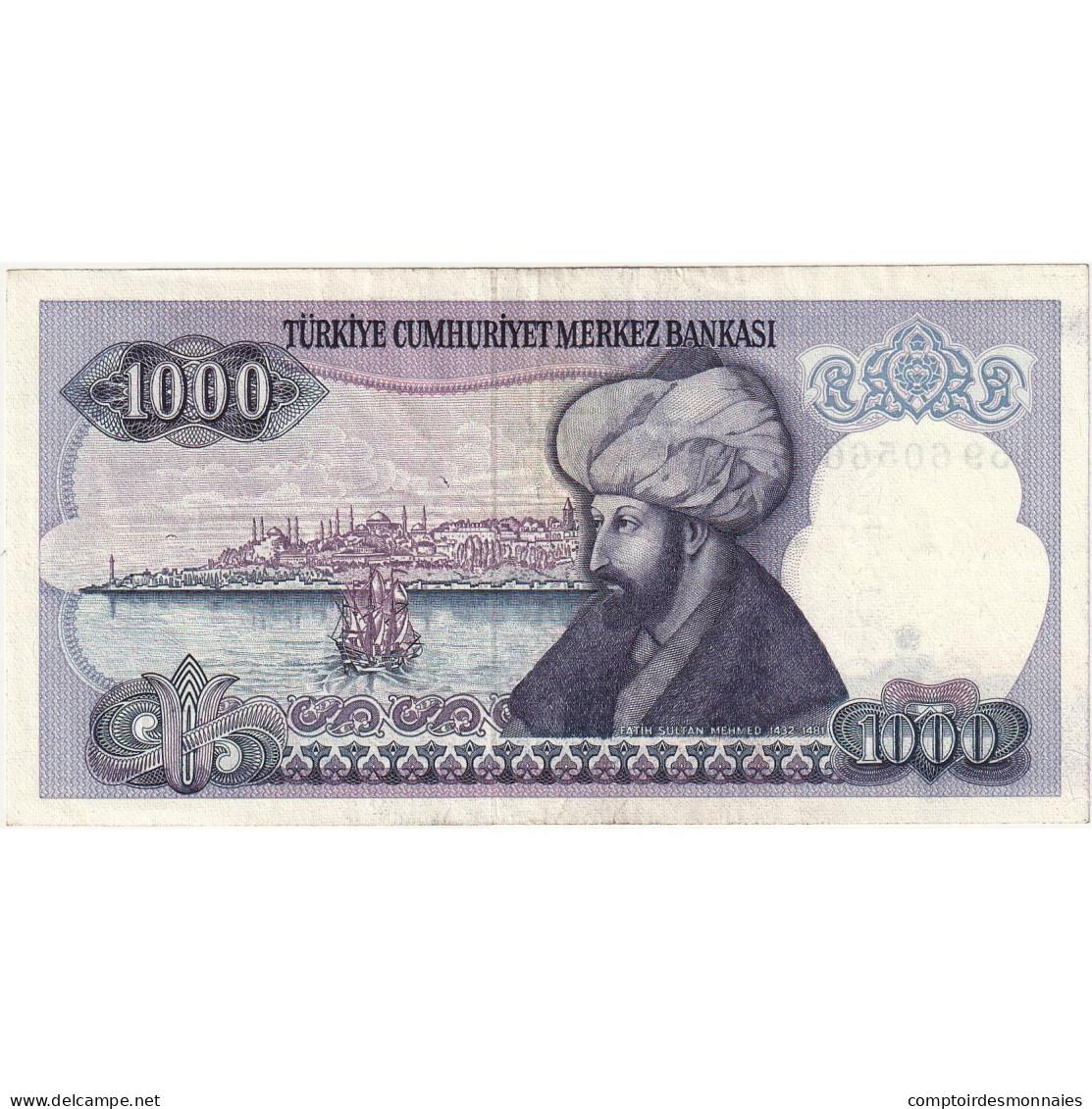 Billet, Turquie, 1000 Lira, KM:196, SUP - Turkey