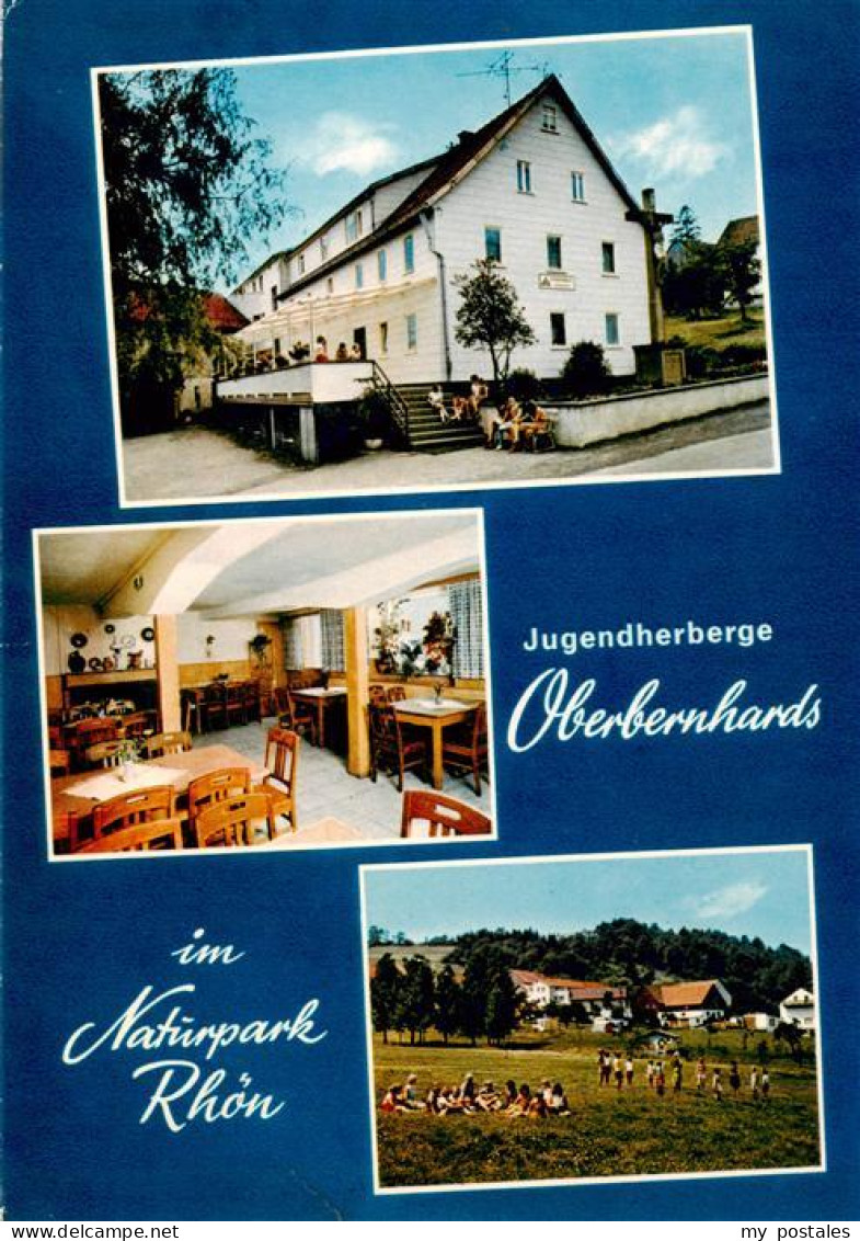 73913244 Oberbernhards Jugendherberge Im Naturpark Rhoen Gastraum Panorama - Hilders