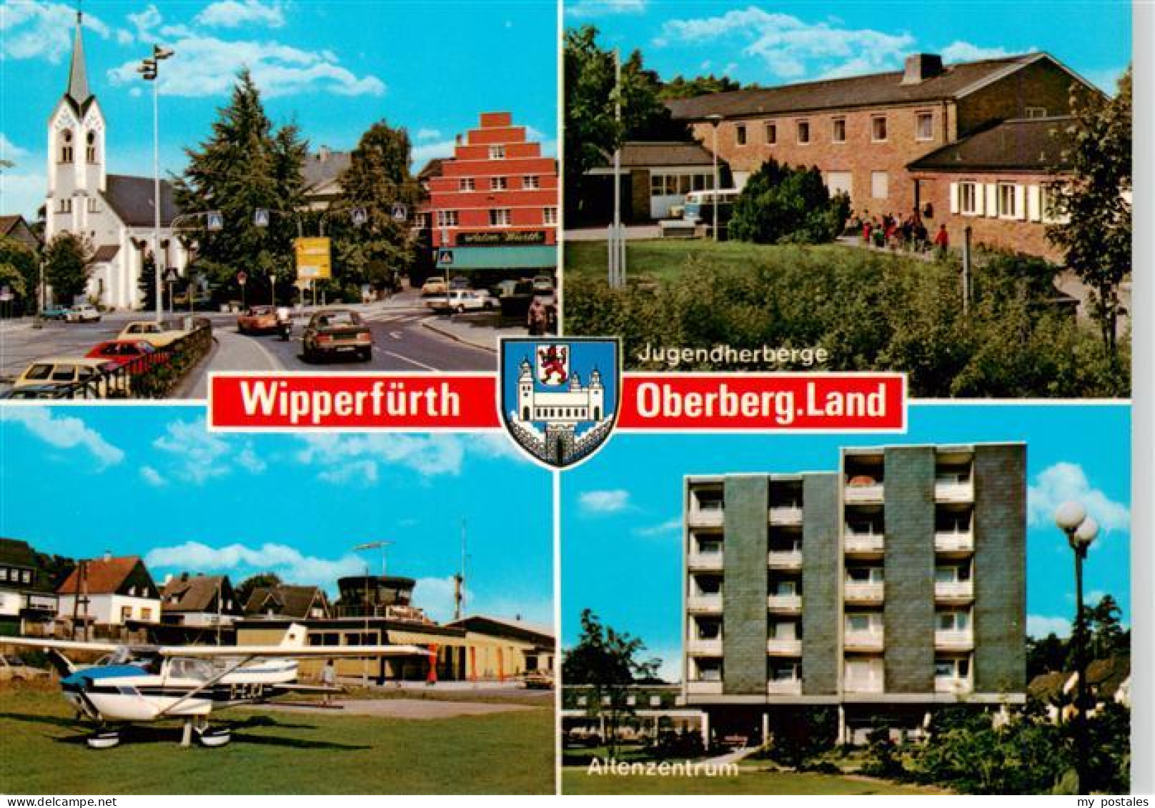 73913107 Wipperfuerth Ortspartie Flugplatz Jugendherberge Altenzentrum - Wipperfuerth