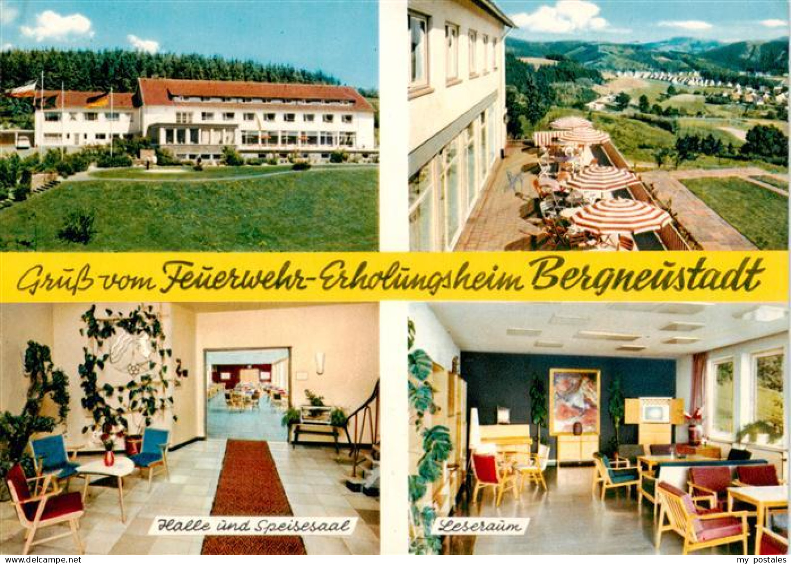 73913105 Bergneustadt Feuerwehr Erholungsheim Halle Speisesaal Leseraum Terrasse - Bergneustadt