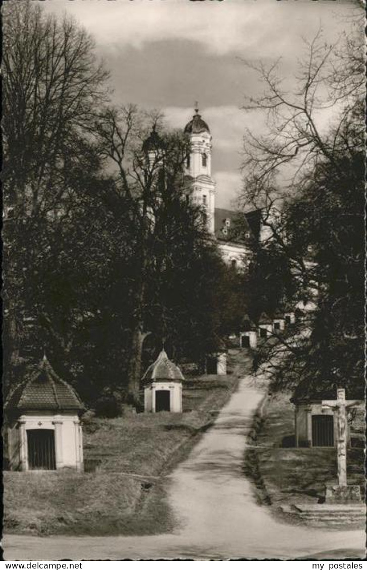 41523923 Ellwangen Jagst Wallfahrtskirche Schoenenberg Friedhof Ellwangen - Ellwangen