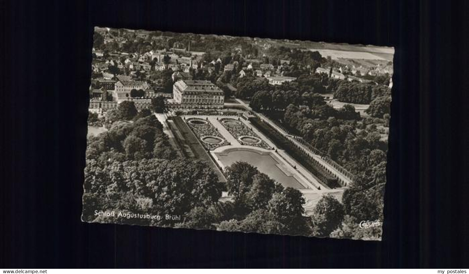 41523862 Bruehl Rheinland Schloss Augustusburg Fliegeraufnahme Bruehl - Bruehl