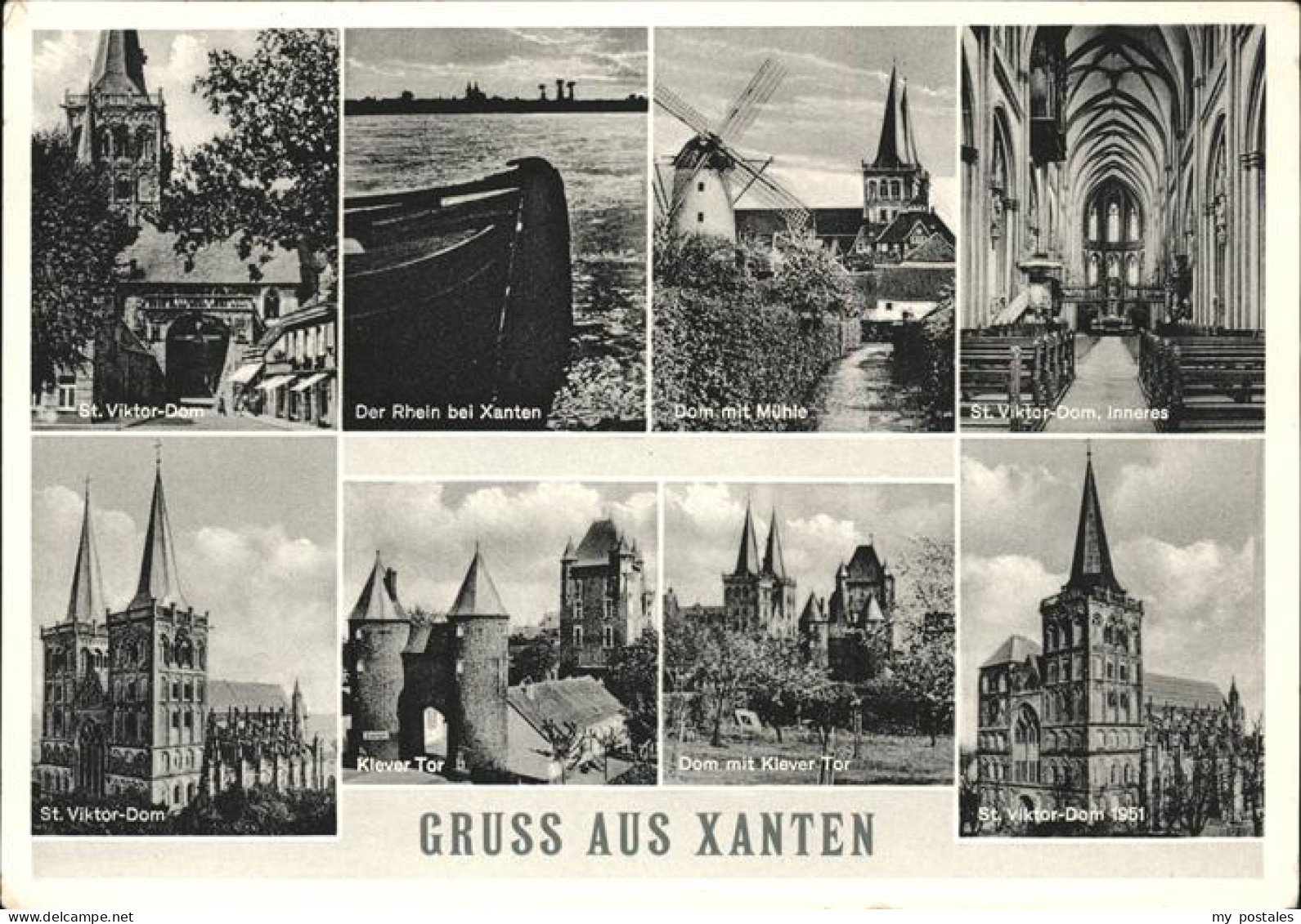 41522345 Xanten St Viktorsdom Inneres Rhein Dom Muehle Klever Tor  Xanten - Xanten