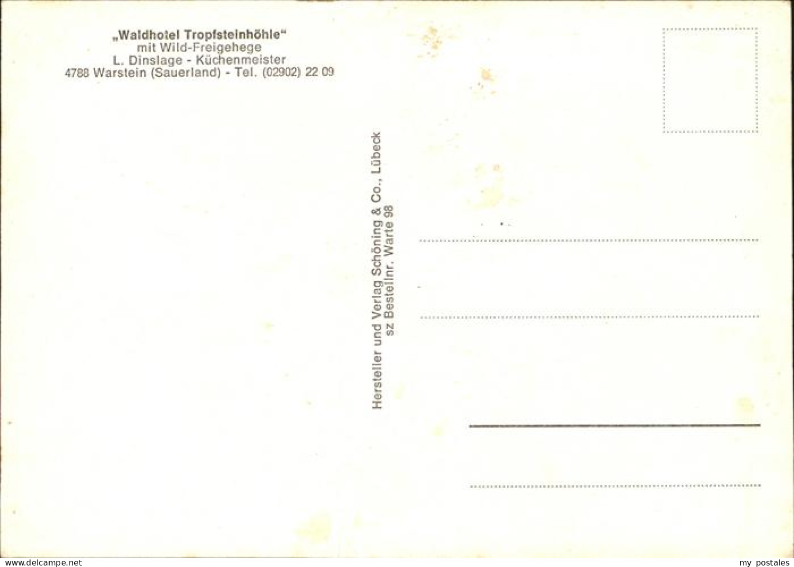 41522240 Warstein Warsteiner Tropfsteinhoehle Halle Der 60 Riesen Nixengrotte Lo - Warstein