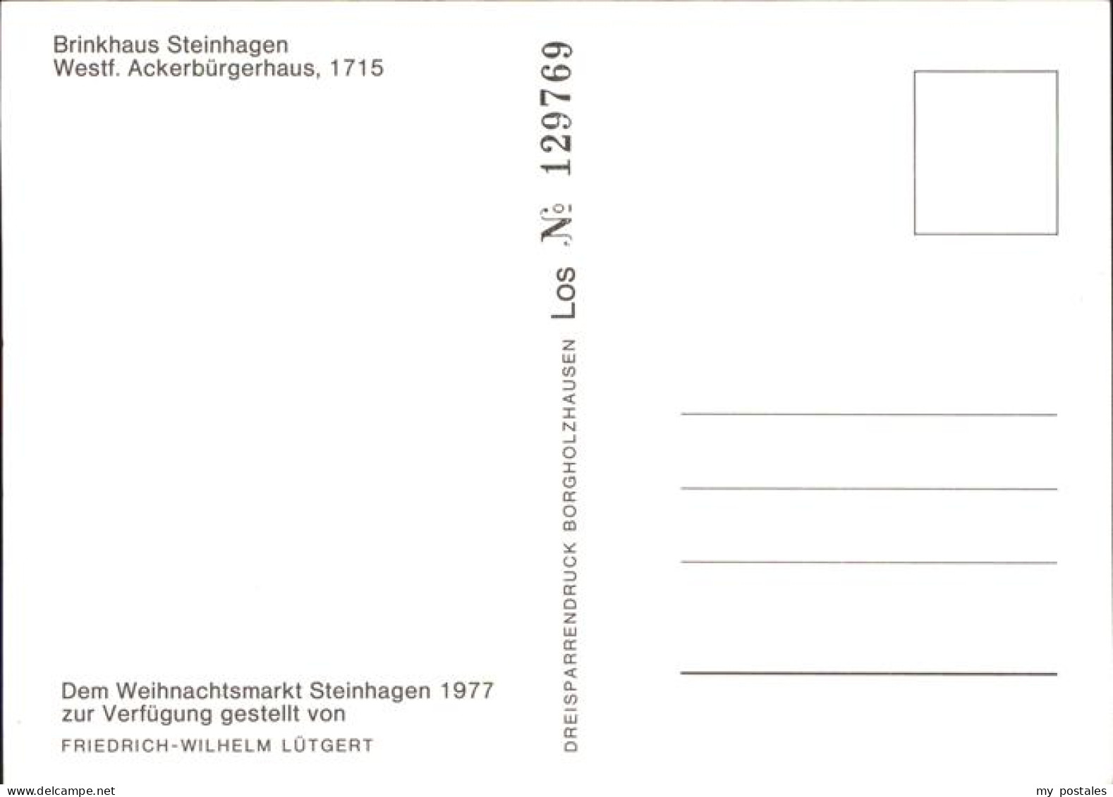 41522216 Steinhagen Westfalen Brinkhaus Steinhagen Westf Ackerbuergerhaus Steinh - Steinhagen